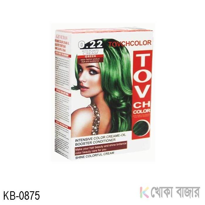 টোভিচ হেয়ার কালার TOVCH Hair Colour - Green - 30 ml - Khoka Bazar (খোকা  বাজার)
